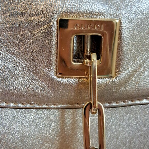 Authentic Gucci Gold Handbag - Picture 13 of 13